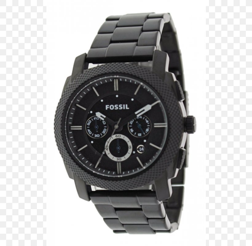 Fossil Machine Chronograph Watch Fossil Group Fossil Men's Machine, PNG, 800x800px, Chronograph, Black, Brand, Ecodrive, Fossil Group Download Free
