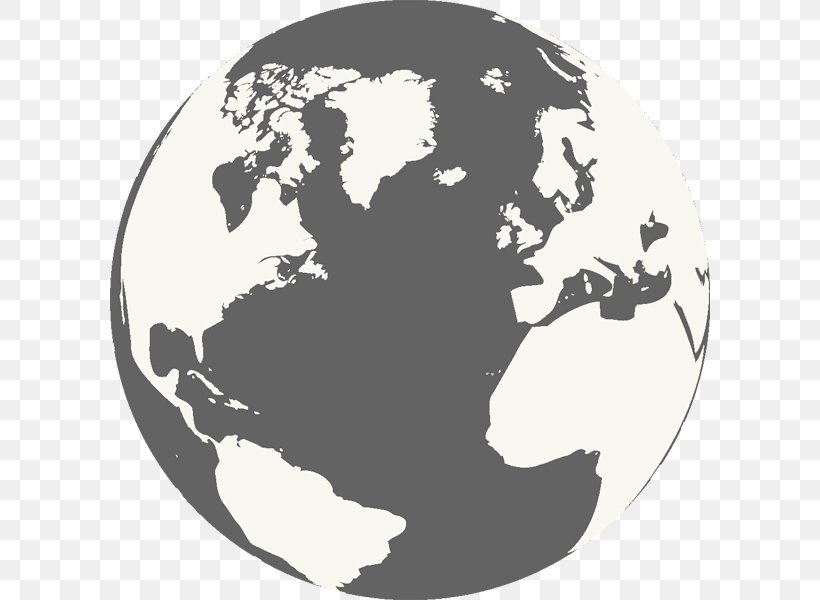 Globe World Map Stock Photography, PNG, 600x600px, Globe, Atlas, Black And White, Continent, Earth Download Free