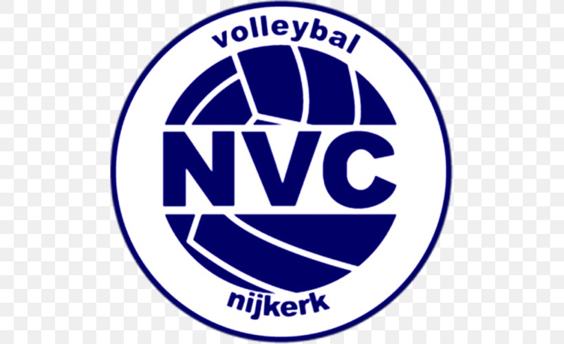 NVC Nijkerkse Volleybal Club N.V.C. Logo Volleyball Organization, PNG, 500x500px, Nvc, Area, Blue, Brand, Logo Download Free
