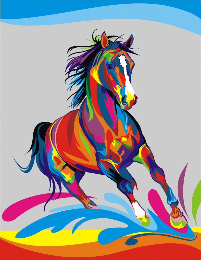 American Paint Horse Painting Abstract Art Oil Paint, PNG, 2558x3308px, American Paint Horse, Abstract Art, Art, Artist, Canvas Download Free