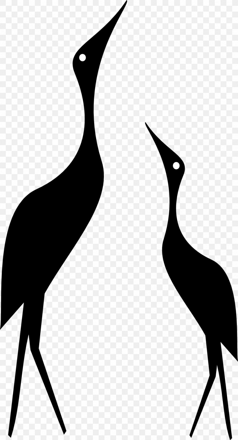 Bird Crane Silhouette, PNG, 1038x1920px, Bird, Animation, Artwork, Beak, Black And White Download Free