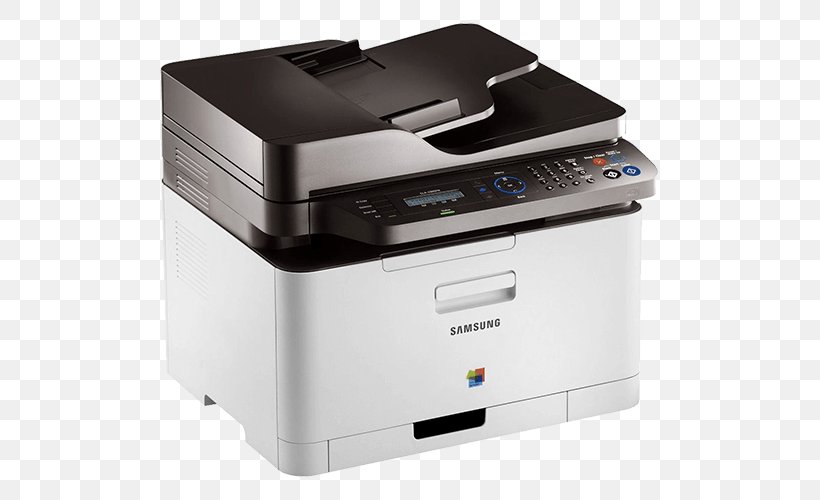 Multi-function Printer Laser Printing Samsung CLX 3305 Office Supplies, PNG, 500x500px, Multifunction Printer, Dots Per Inch, Electronic Device, Fax, Inkjet Printing Download Free