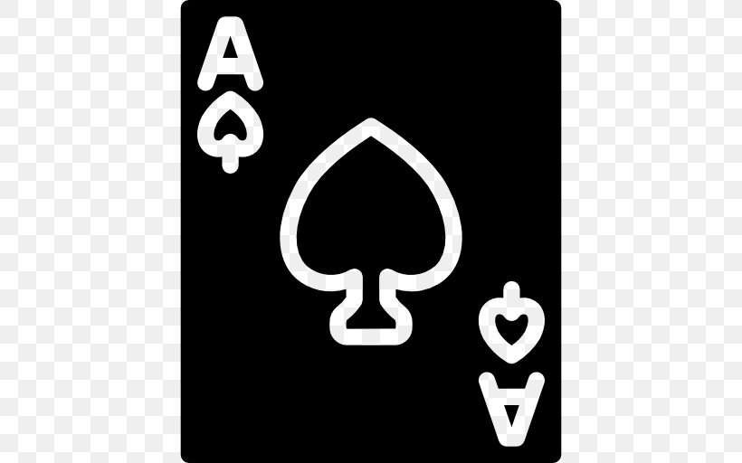 Black And White Signage Symbol, PNG, 512x512px, Ace Of Hearts, Ace Of Spades, Area, Black And White, Brand Download Free