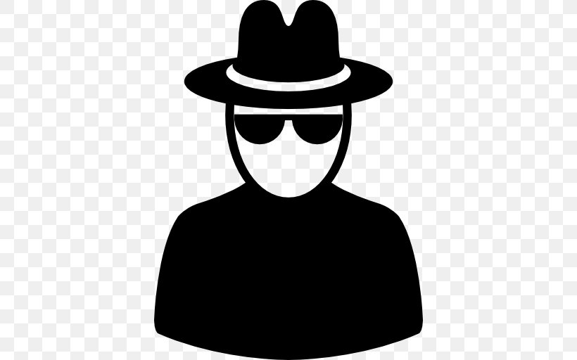 Logo Espionage, PNG, 512x512px, Logo, Black, Black And White, Cowboy Hat, Detective Download Free