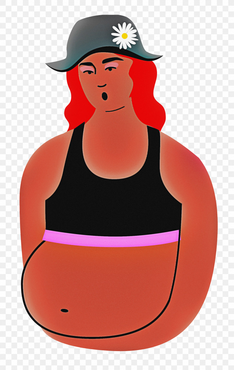 Woman Bust Lady Bust, PNG, 1581x2500px, Cartoon, Hat, Red Download Free