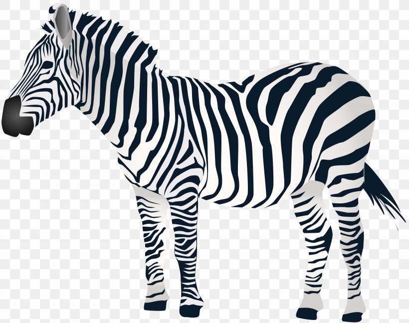Zebra Download Clip Art, PNG, 8000x6326px, Zebra, Animal Figure, Black And White, Computer Graphics, Cuteness Download Free