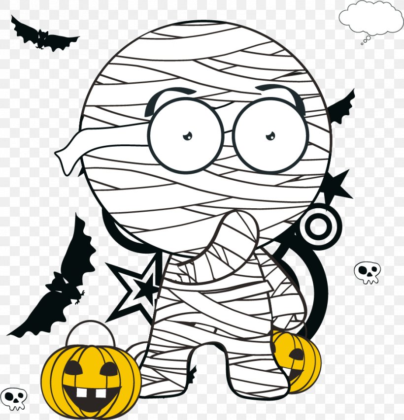 Halloween Jack-o'-lantern Pumpkin Clip Art, PNG, 936x974px, Watercolor, Cartoon, Flower, Frame, Heart Download Free
