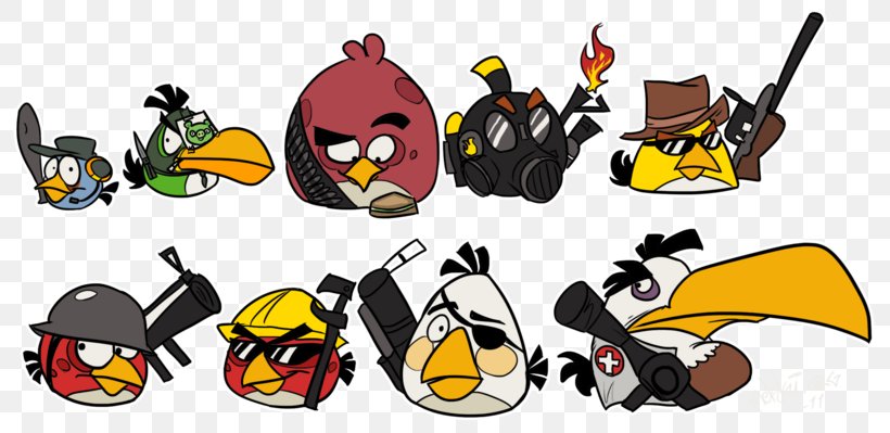 Team Fortress 2 Angry Birds 2 Angry Birds Go! Beak, PNG, 800x399px, Team Fortress 2, Angry Birds, Angry Birds 2, Angry Birds Go, Animal Figure Download Free