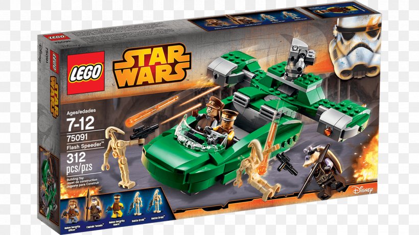 Lego Star Wars LEGO Adventure Vehicles LEGO 75091 Star Wars Flash Speeder, PNG, 1224x688px, Lego Star Wars, Lego, Lego Minifigure, Lego Ninjago, Naboo Download Free