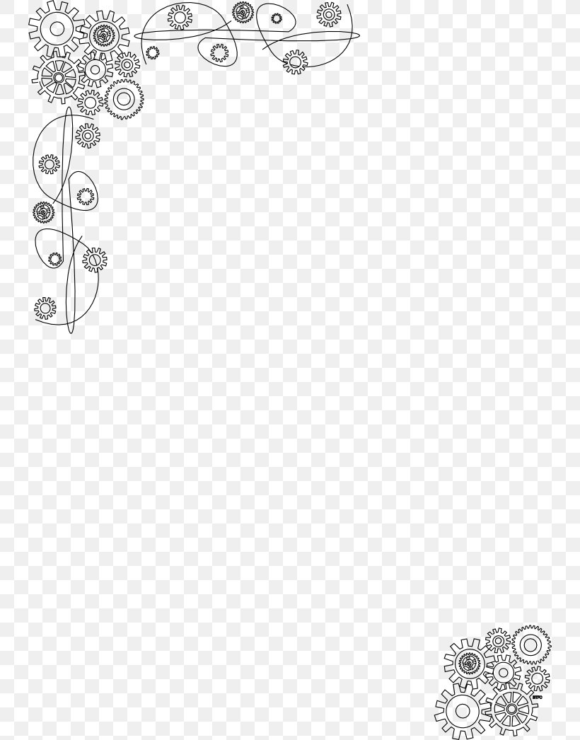 Gear Information Paper Clip Art, PNG, 740x1046px, Gear, Area, August, Black, Black And White Download Free