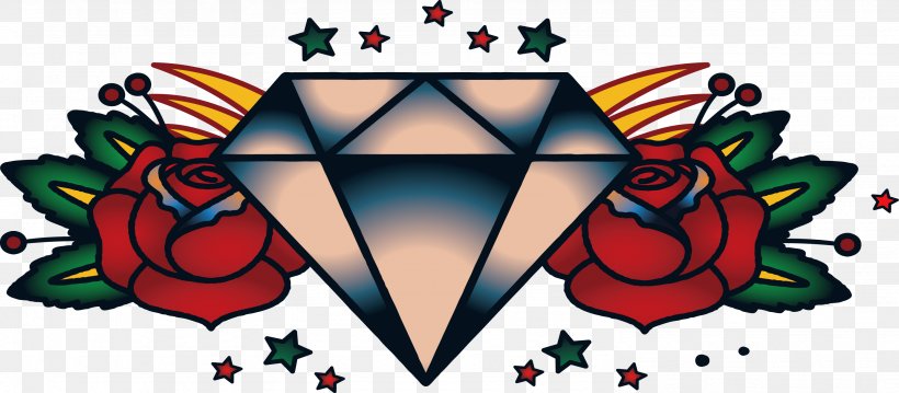 Old School (tattoo) Diamond Polynesia, PNG, 2969x1300px, Tattoo, Art, Body Piercing, Christmas, Christmas Ornament Download Free