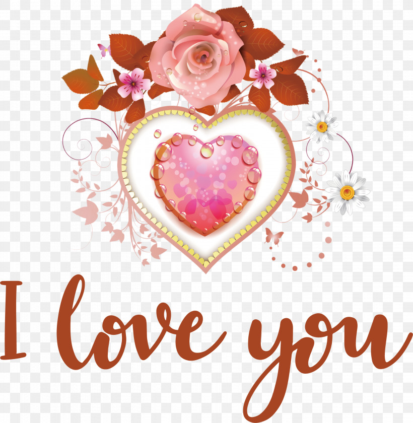 I Love You Valentines Day, PNG, 2927x3000px, I Love You, Drawing, Painting, Pink, Red Download Free