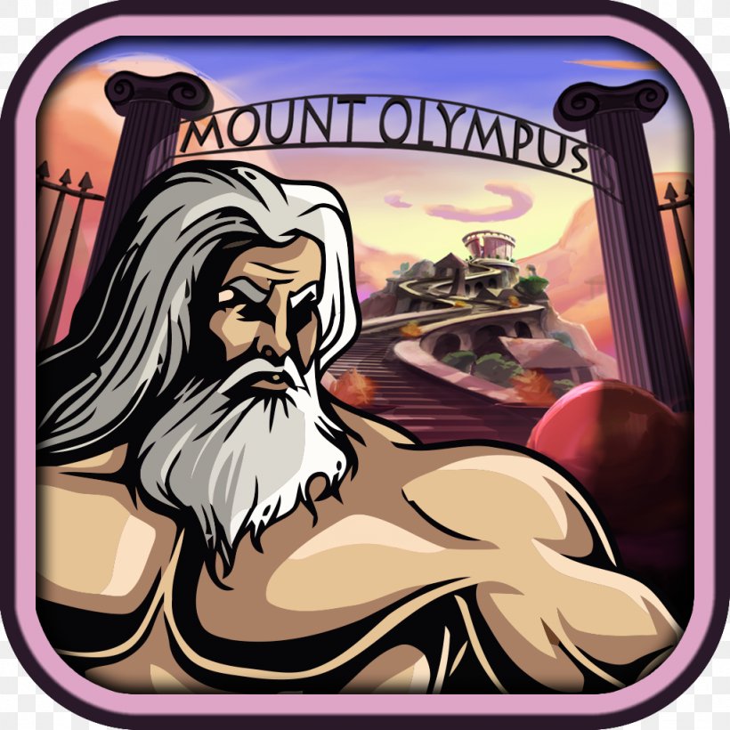 Mount Olympus Zeus Greek Mythology Sticker Decal, PNG, 1024x1024px, Mount Olympus, Bellerophon, Bumper Sticker, Cartoon, Comics Download Free