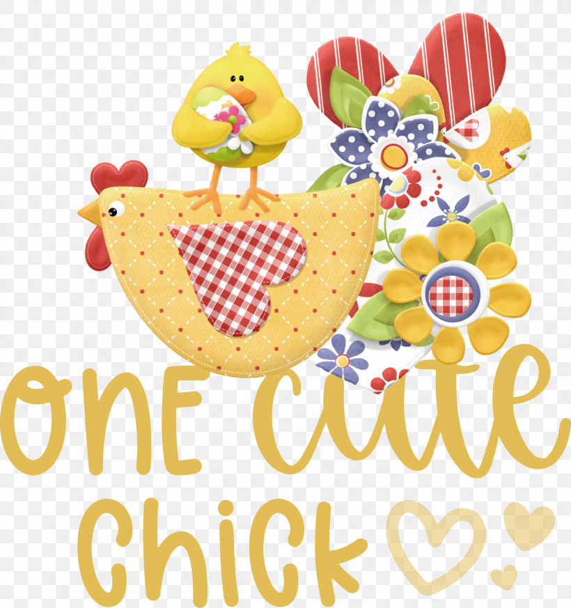 One Cute Chick Easter Day Happy Easter, PNG, 2815x3000px, Easter Day, Artist, Cartoon, Happy Easter, Poster Download Free
