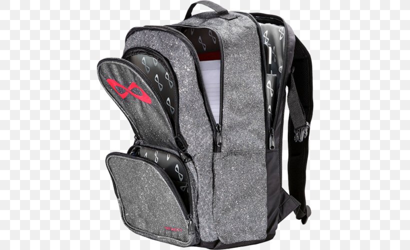 Backpack Nfinity Athletic Corporation Cheerleading Nfinity Sparkle Bag, PNG, 500x500px, Backpack, Asics, Bag, Black, Cheerleading Download Free
