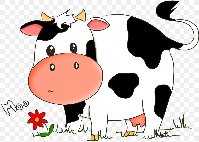 Dairy Cattle Food Clip Art, PNG, 2703x1925px, Dairy Cattle, Art, Artwork, Cartoon, Cattle Download Free
