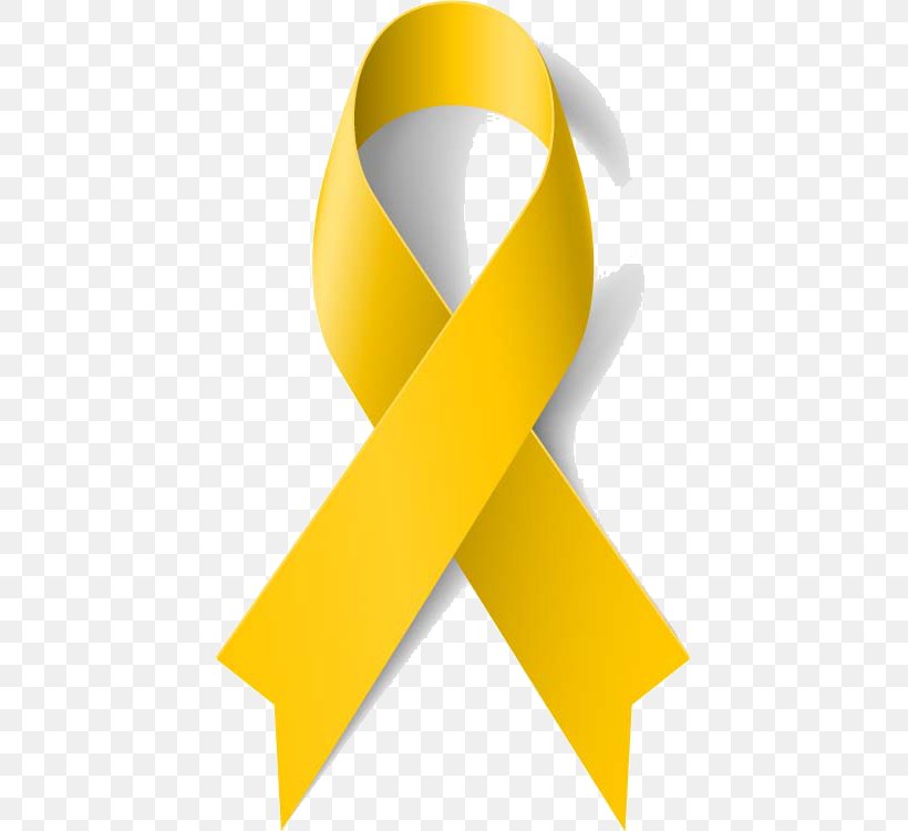 Yellow Ribbon Awareness Ribbon Cancer, PNG, 429x750px, Yellow, Awareness Ribbon, Bone Tumor, Cancer, Label Download Free