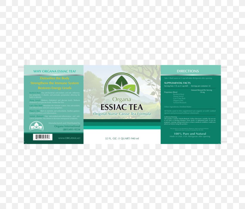Essiac Herbal Tea Herbalism Dietary Supplement, PNG, 700x700px, Essiac, Amazoncom, Brand, Cancer, Detoxification Download Free