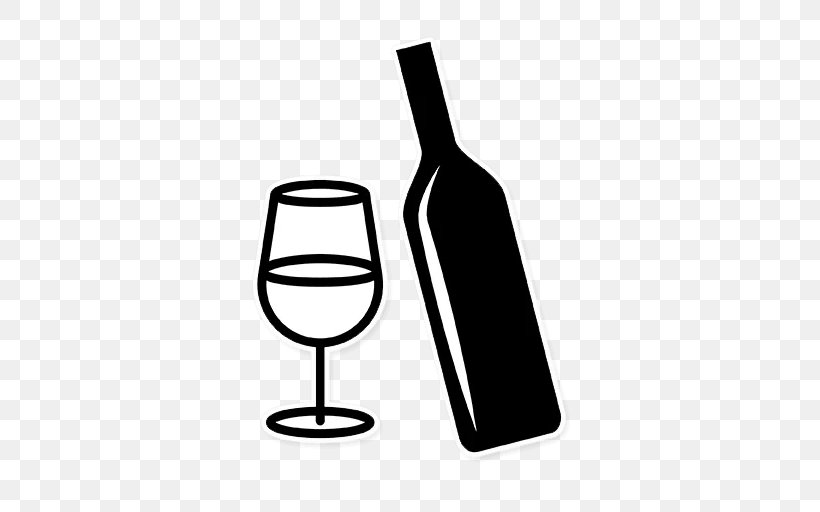 Wine Glass Indian Cuisine Food Retail, PNG, 512x512px, Wine, Barware, Black And White, Bottle, Business Download Free
