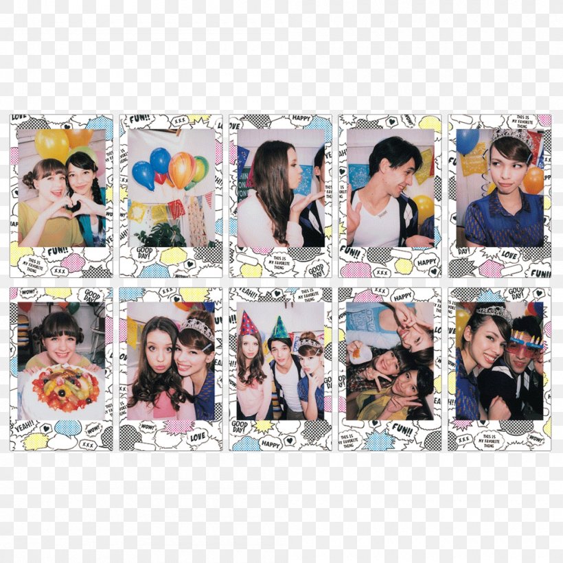 Photographic Film Instax Instant Film Instant Camera Fujifilm, PNG, 1000x1000px, Watercolor, Cartoon, Flower, Frame, Heart Download Free