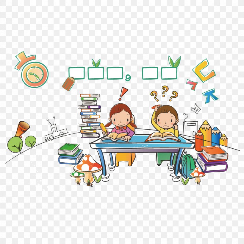 Student Learning Euclidean Vector Classroom, PNG, 1181x1181px, Student, Area, Cartoon, Child, Classroom Download Free