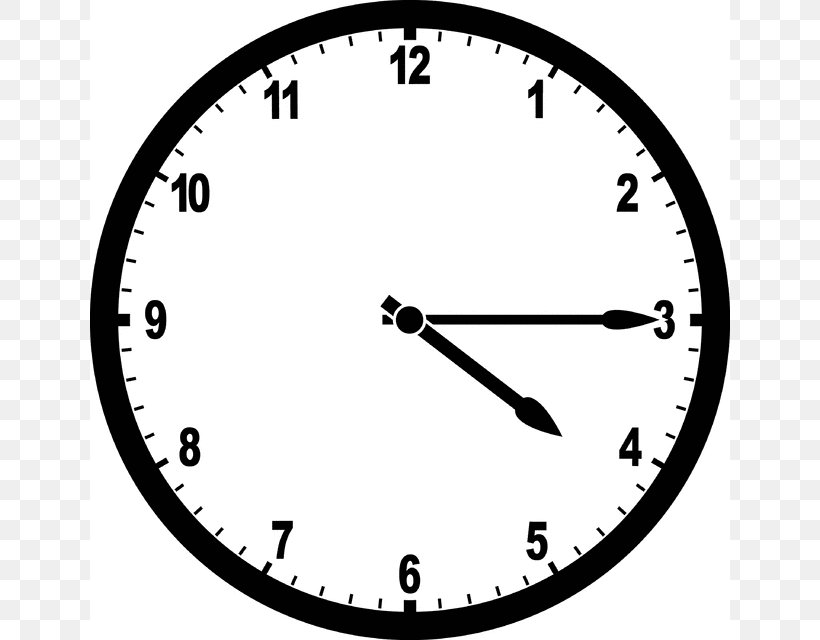 Clock Face Digital Clock Minute Clip Art, PNG, 640x640px, 12hour Clock, Clock, Area, Bicycle Part, Bicycle Wheel Download Free