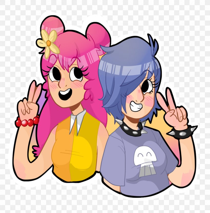 Hi Hi Puffy AmiYumi Hi Hi Puffy AmiYumi HiHi, PNG, 1024x1038px, Watercolor, Cartoon, Flower, Frame, Heart Download Free