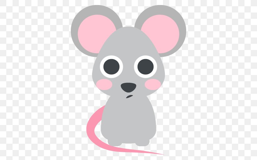 Computer Mouse Emoji Meaning, PNG, 512x512px, Computer Mouse, Button, Carnivoran, Cuteness, Dog Like Mammal Download Free