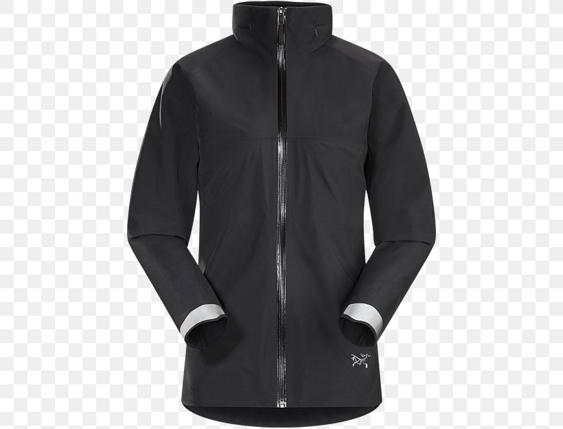 Hoodie Jacket Arc'teryx Clothing, PNG, 450x625px, Hoodie, Black, Cardigan, Clothing, Flight Jacket Download Free