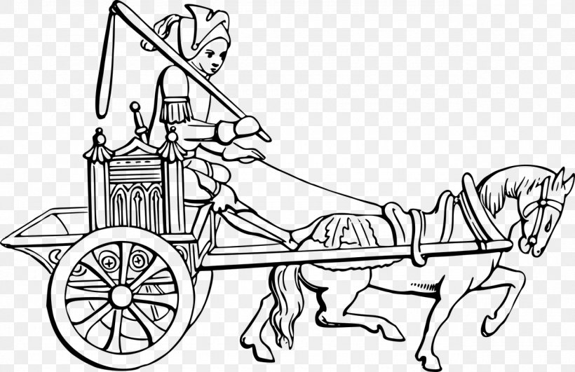 Horse And Buggy Carriage Clip Art, PNG, 1280x829px, Horse, Auto Part, Black And White, Cabriolet, Car Download Free