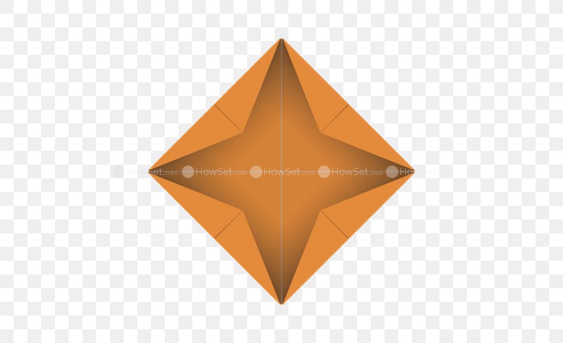 Paper Angle Four Corners Square Origami, PNG, 500x500px, Paper, Boat, Four Corners, Orange, Origami Download Free