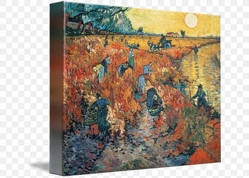 The Red Vineyard Irises Langlois Bridge At Arles Van Gogh, PNG, 650x587px, Irises, Art, Artist, Bedroom In Arles, Landscape Download Free