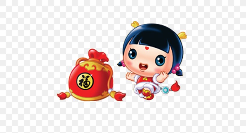 Chinese New Year Cartoon, PNG, 648x444px, Chinese New Year, Bainian, Cartoon, Child, Festival Download Free