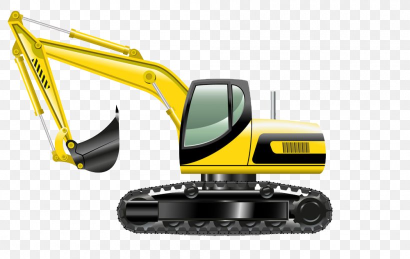 Compact Excavator Royalty-free Clip Art, PNG, 1000x632px, Excavator, Backhoe, Backhoe Loader, Compact Excavator, Earthworks Download Free