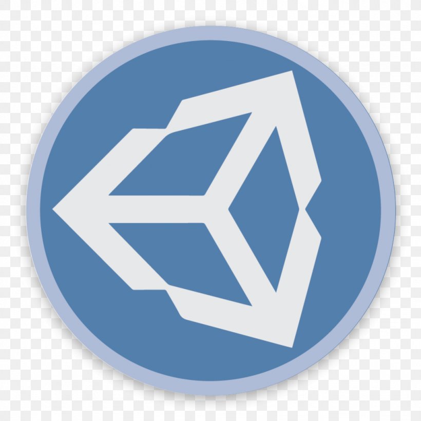 Unity Technologies Video Game MonoDevelop Game Engine, PNG, 1024x1024px, Unity, Augmented Reality, Blue, Brand, Computer Software Download Free