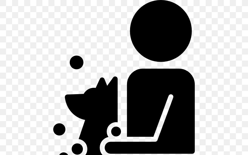 Dog Grooming Veterinarian Puppy Pet Sitting, PNG, 512x512px, Dog, Bathing, Black, Black And White, Brand Download Free