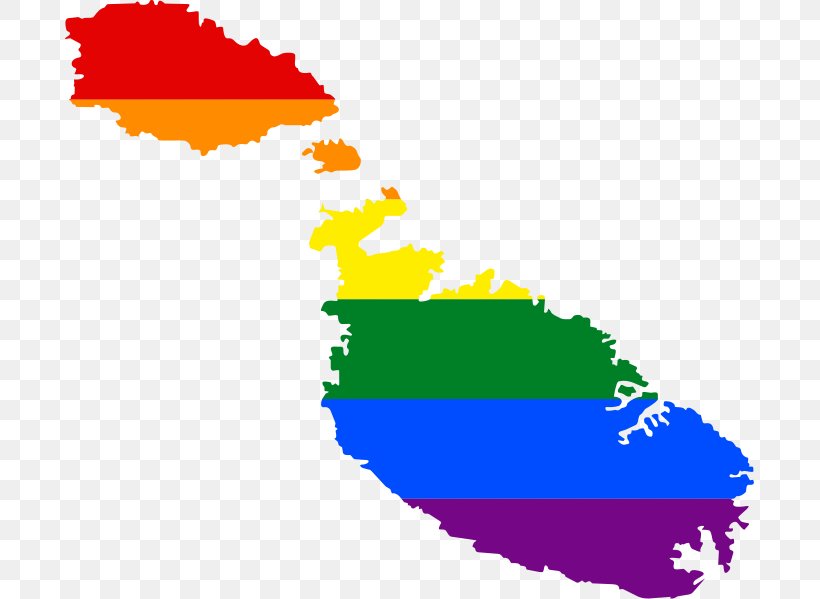 Malta LGBT Rights By Country Or Territory Rainbow Flag, PNG, 689x599px, Watercolor, Cartoon, Flower, Frame, Heart Download Free