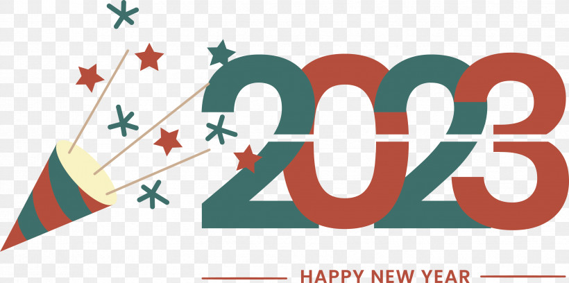 2023 New Year, PNG, 3407x1697px, 2023 New Year Download Free