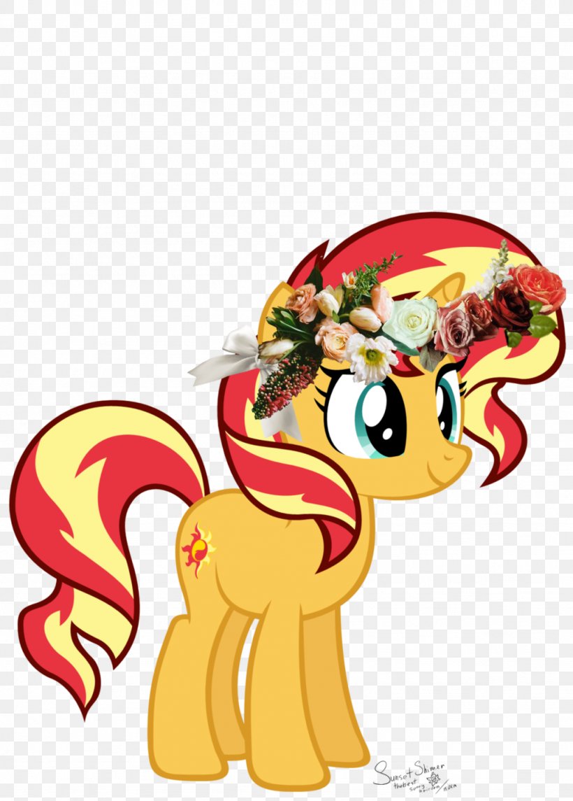 Sunset Shimmer Pony Princess Celestia Twilight Sparkle Equestria, PNG, 1024x1431px, Watercolor, Cartoon, Flower, Frame, Heart Download Free