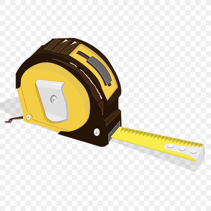 Tape Measure, PNG, 2000x2000px, Watercolor, Boxsealing Tape, Measuring Instrument, Meter, Paint Download Free