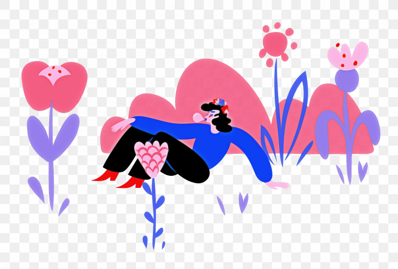 Alone Time Park Flower, PNG, 2500x1691px, Alone Time, Cartoon, Character, Flower, Heart Download Free