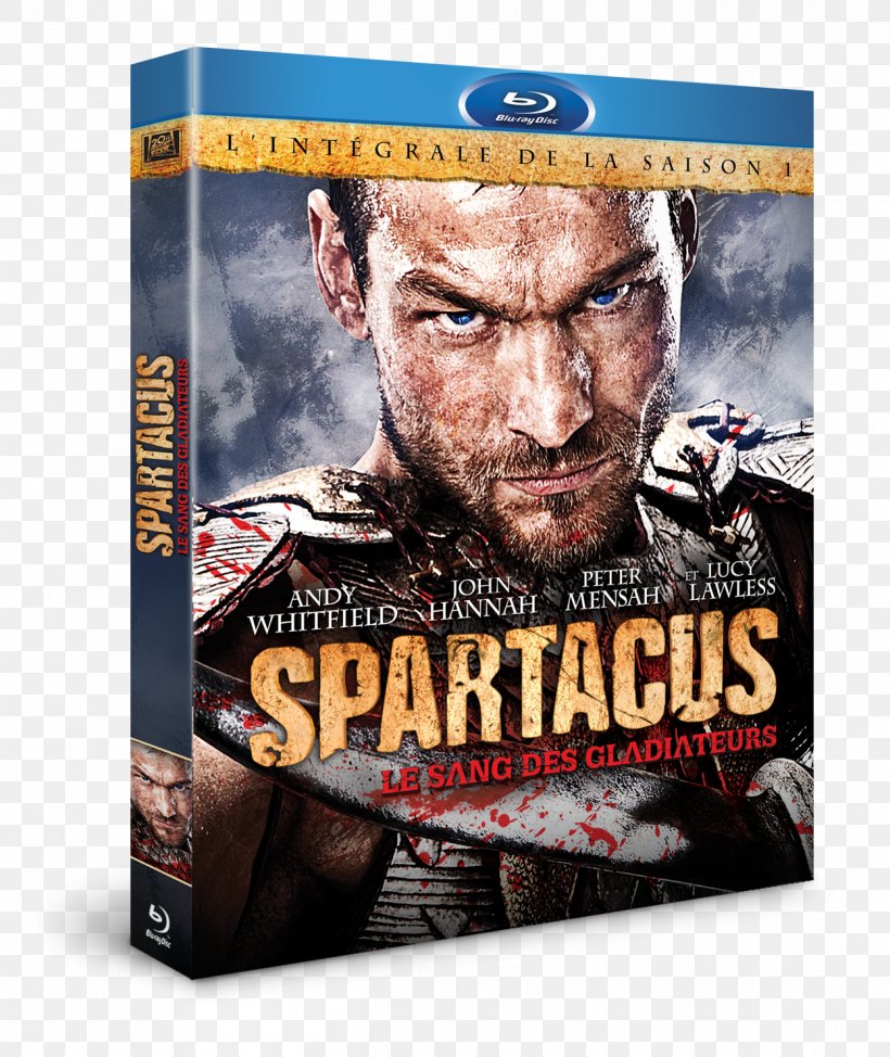 Blu-ray Disc Spartacus, PNG, 1248x1483px, Bluray Disc, Action Film, Advertising, Andy Whitfield, Compact Disc Download Free