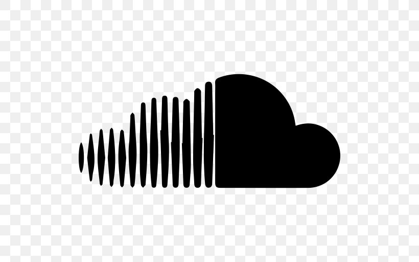 Logo SoundCloud, PNG, 512x512px, Logo, Black, Black And White, Font Awesome, Monochrome Photography Download Free