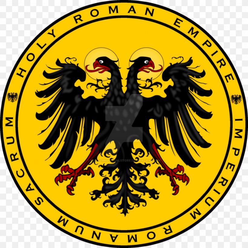 Flags Of The Holy Roman Empire Double-headed Eagle Holy Roman Emperor, PNG, 894x894px, Holy Roman Empire, Aquila, Area, Artwork, Beak Download Free