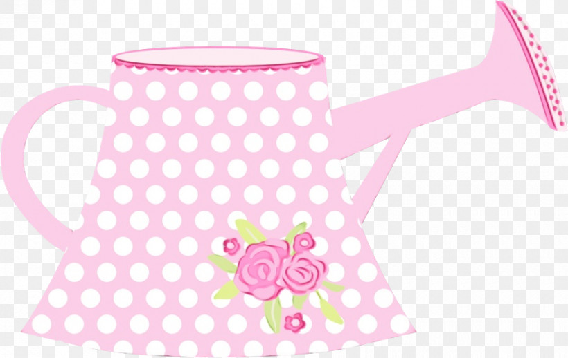 Polka Dot, PNG, 900x569px, Watercolor, Drinkware, Mug, Paint, Pink Download Free