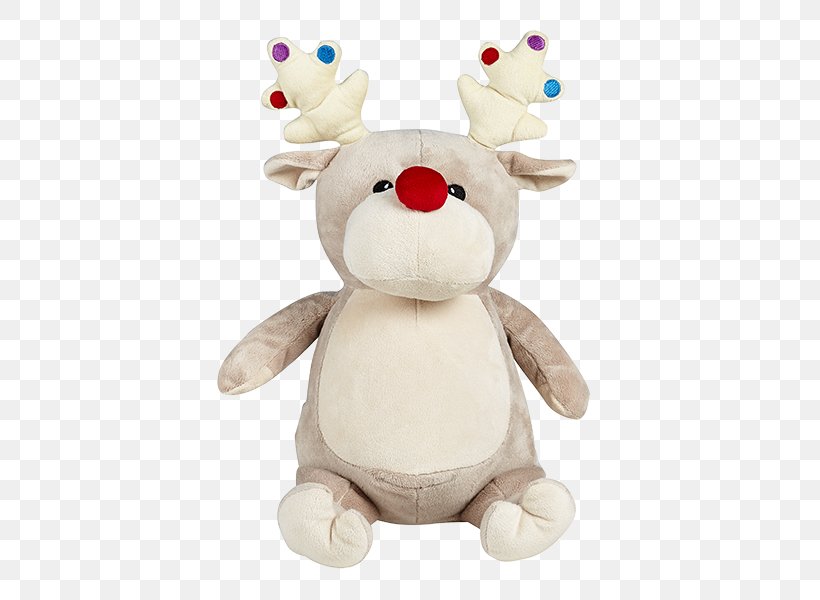 Stuffed Animals & Cuddly Toys Reindeer Santa Claus Christmas Day Embroidery, PNG, 462x600px, Stuffed Animals Cuddly Toys, Birthday, Child, Christmas Day, Christmas Decoration Download Free