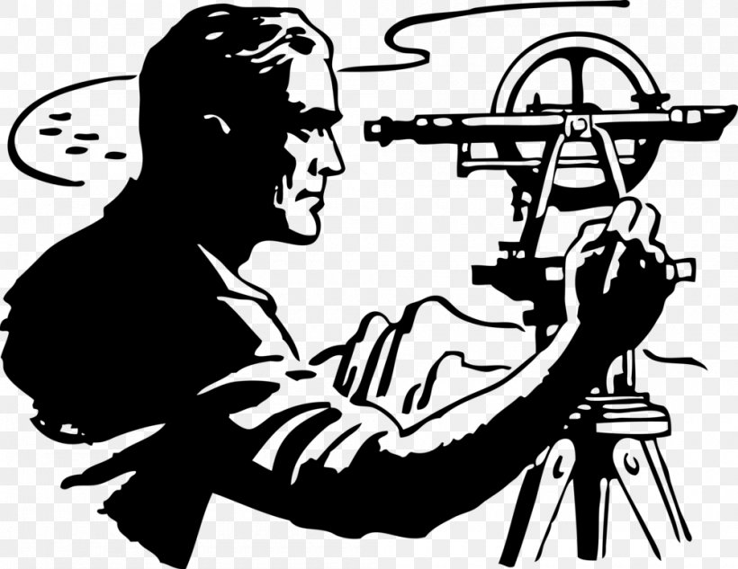 Surveyor Clip Art Civil Engineering Geomatics, PNG, 1000x772px, Surveyor, Art, Blackandwhite, Camera Operator, Cartoon Download Free