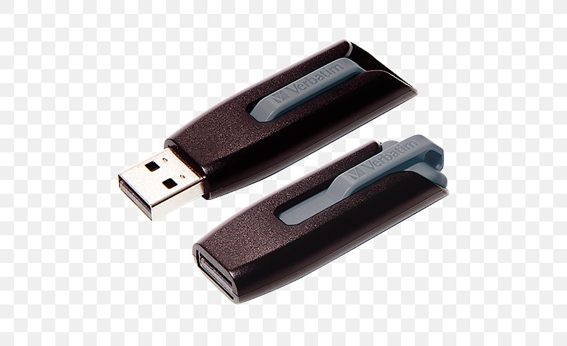 USB Flash Drives USB 3.0 Verbatim Corporation Hard Drives, PNG, 500x500px, Usb Flash Drives, Computer, Computer Component, Computer Data Storage, Data Storage Device Download Free