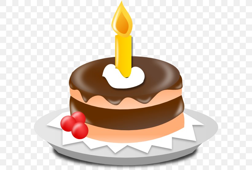 Birthday Cake Tart Chocolate Cake Cupcake Clip Art, PNG, 600x555px, Birthday Cake, Baked Goods, Birthday, Cake, Candle Download Free