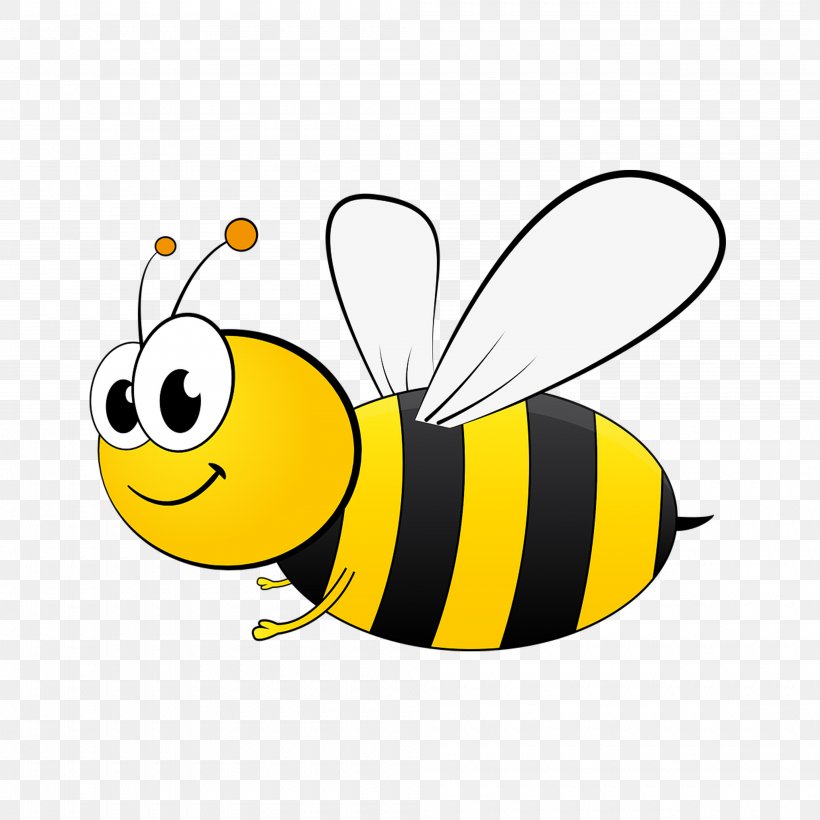 Honey Bee Clip Art, PNG, 4000x4000px, Bee, Artwork, Beehive, Bumblebee, Cartoon Download Free